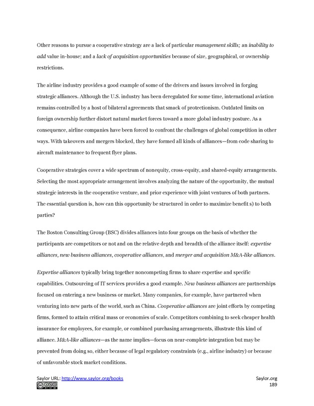 Fundamentals of Global Strategy - Page 189